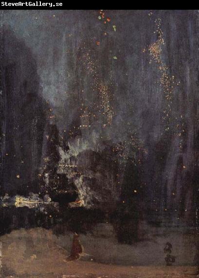 James Abbott Mcneill Whistler Nocturne in Black and Gold